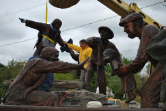 Freedom Crossing Monument - Installation and Re-enactment- Lewiston New York